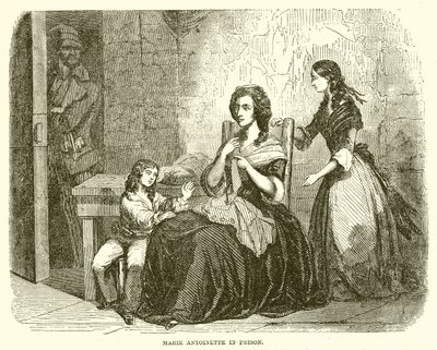 Marie Antoinette i fængslet af English School