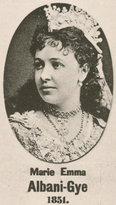 Marie Emma Albani-Gye (dybtryk) af English School