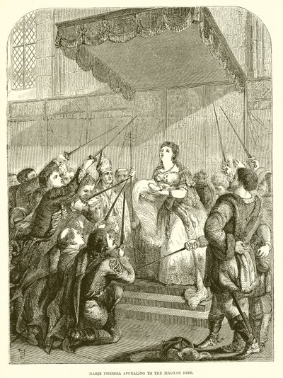 Marie Theresa appellerer til Magyar-diæten af English School