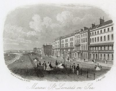 Marina i St Leonards ved havet af English School