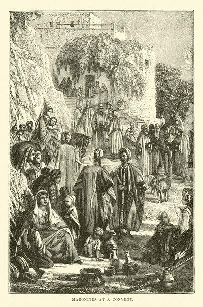 Maronitter i et kloster af English School