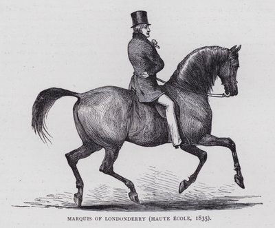 Marquis of Londonderry (gravering) af English School