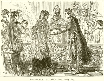 Ægteskab mellem Henry I og Matilda af English School