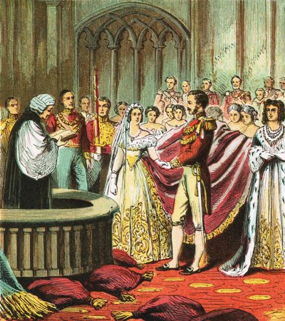 Dronning Victorias ægteskab af English School