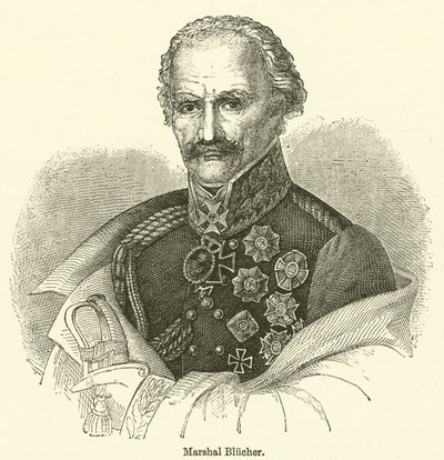 Marshal Blucher (gravering) af English School