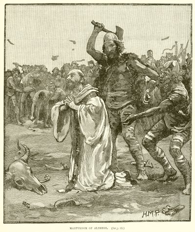 Martyrium af Alphege af English School