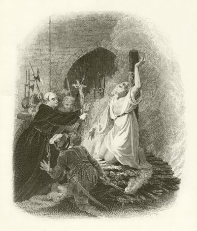 Cranmers martyrium af English School