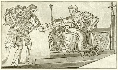 S. Thomas af Canterburys martyrium af English School
