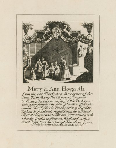 Mary og Ann Hogarth af English School