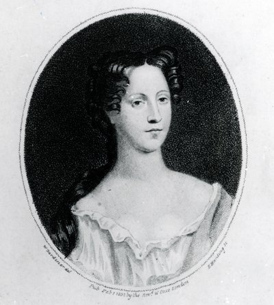 Mary Burwell, Robert Walpoles hustru, tryk lavet af W. Gardiner, 1802 (gravering) af English School