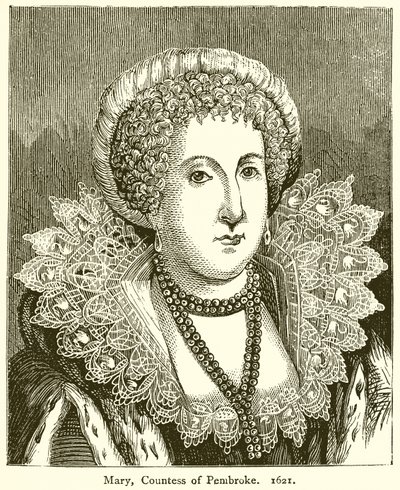 Mary, grevinde af Pembroke. 1621 af English School