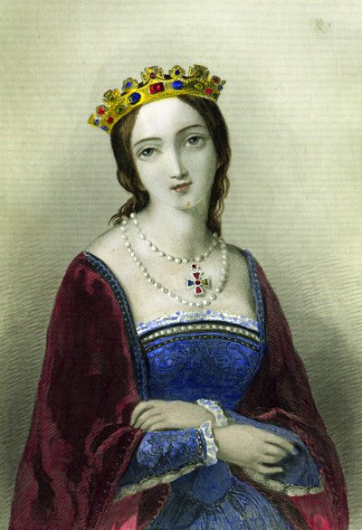 Mary I af England, datter af Henry VIII, trykt af Henry G. Bohn, 1856 af English School