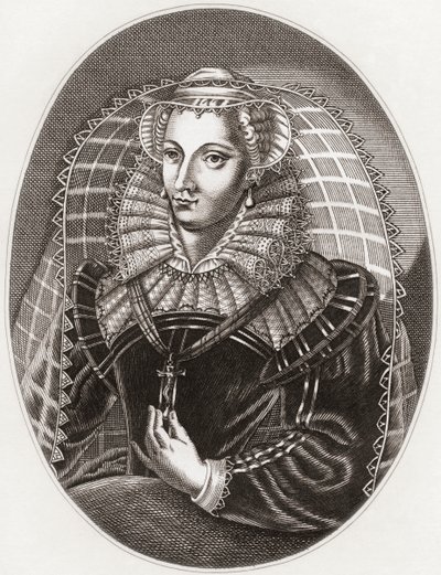 Mary, dronning af skotter af English School