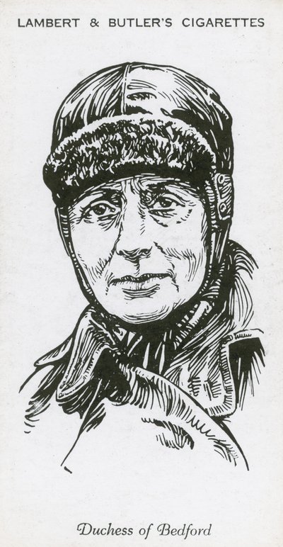 Mary Russell, hertuginde af Bedford, engelsk flyver af English School