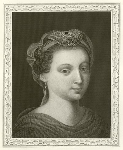 Mary Stuart, dronning af Skotland af English School