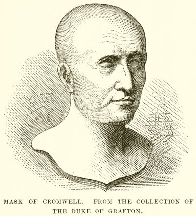 Maske af Cromwell af English School