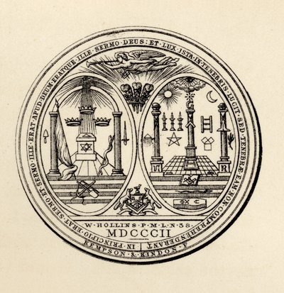 Frimurerisk segl, 1802, fra 