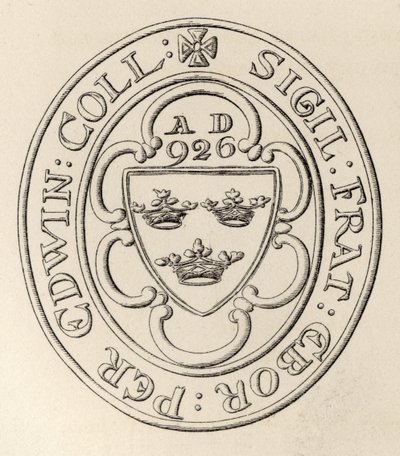 Frimurerisk segl af Grand Lodge of All England, York, ca. 1766, fra The History of Freemasonry, bind II, udgivet af Thomas C. Jack, London, 1883 af English School