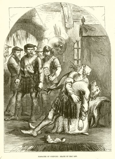 Massacre of Glencoe: Death of Mac Lan af English School