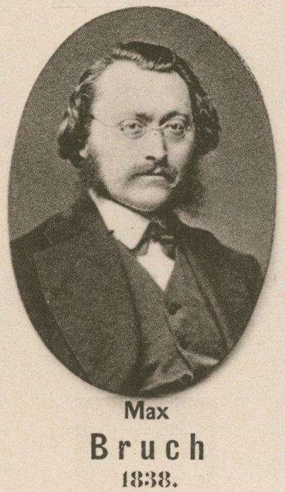 Max Bruch (gravering) af English School