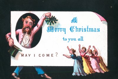 Darf ich kommen? Weihnachtskarte von English School