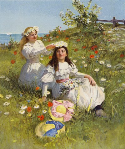 May Queen (farvelitografi) af English School