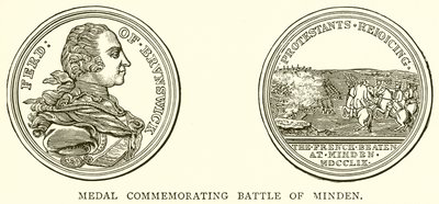 Medalje til minde om Battle of All af English School