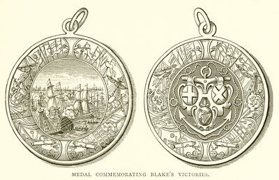 Medalje til minde om Blakes-sejre af English School