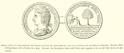 Medalje slået til minde om James II