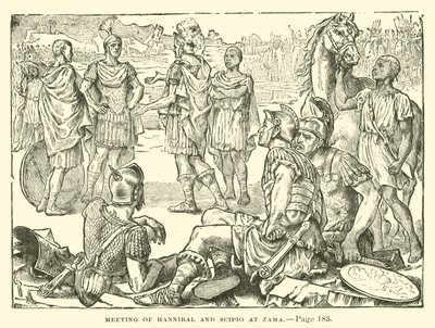Møde mellem Hannibal og Scipio i Zama af English School