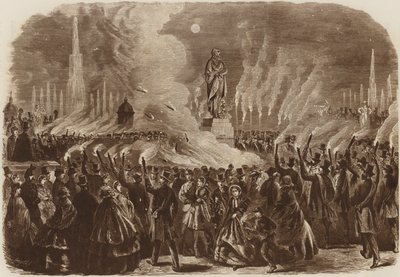 Mendelssohn Festival, Fakkeloptoget, 1860 af English School