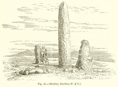 Menhirs, Sardinien af English School