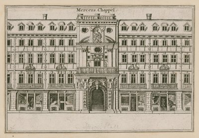 Mercers Chapel, Cheapside, London af English School