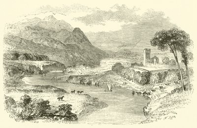 Merrick Abbey (gravering) af English School