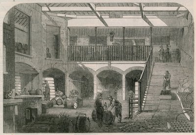 Mrs Gilbeys vinbutikker i Titchfield Street af English School