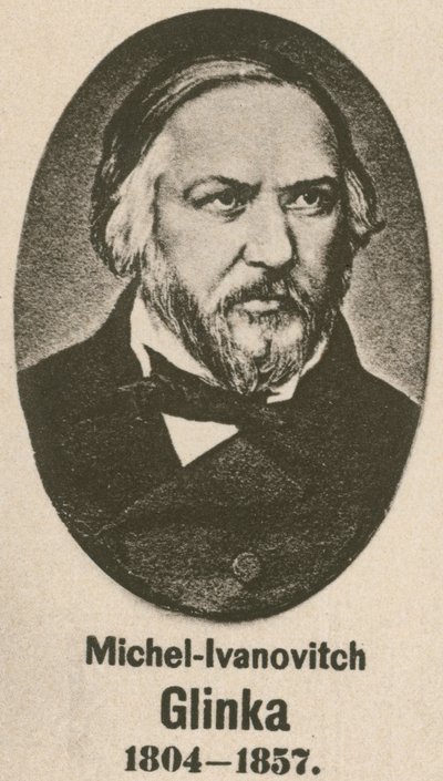 Mikhail-Ivanovich Glinka (dybtryk) af English School