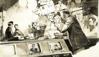 Mick Johnson, tv-reporter af English School