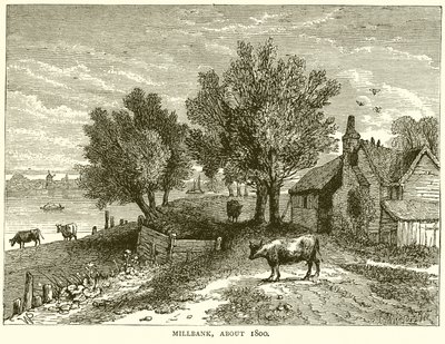 Millbank, omkring 1800 af English School