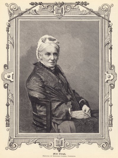Miss Clough, rektor ved Newnham College, Cambridge (gravering) af English School