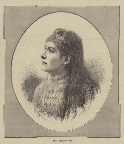 Miss Harriett Jay (gravering) af English School