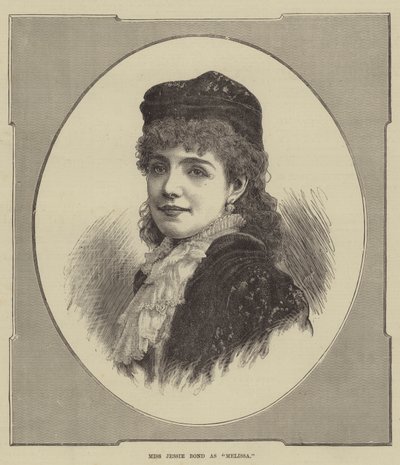 Miss Jessie Bond som "Melissa" (gravering) af English School
