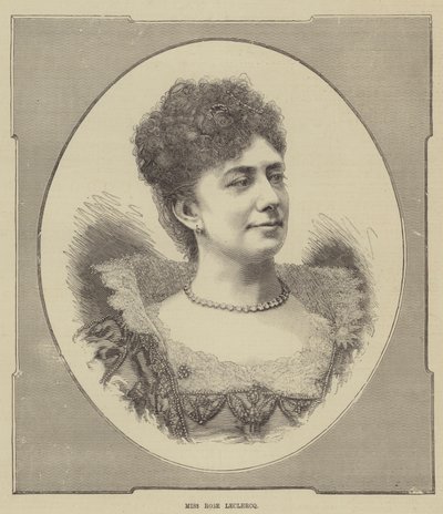 Miss Rose Leclercq (gravering) af English School