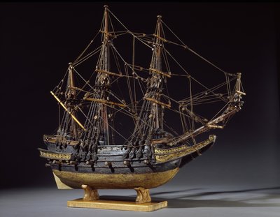 Modelskib, menes at repræsentere et fartøj bygget kort efter Elizabeth I