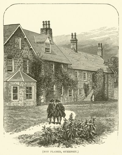 Mon Plaiser, Guernsey (kobberstik) af English School