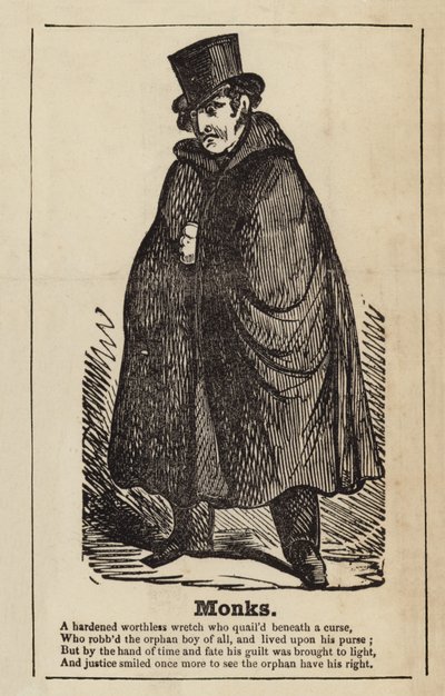 Munke fra Oliver Twist af English School