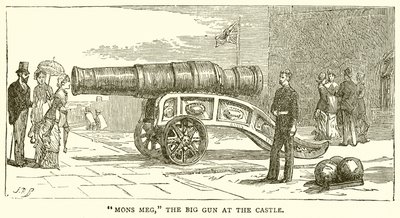 Mons Meg, den store pistol på slottet af English School