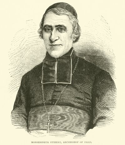 Monseigneur Guibert, ærkebiskop af Paris, maj 1871 af English School
