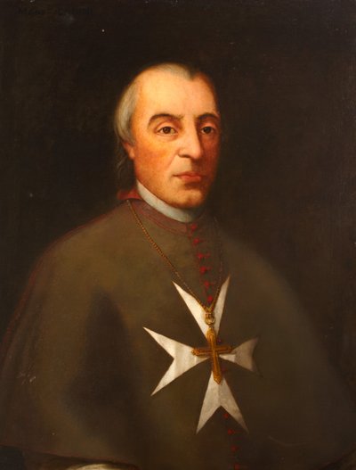 Monsignor Vincenzo Labini, biskop af Malta, 1798 af English School