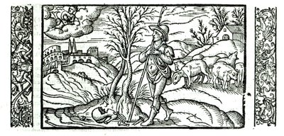Januar måned fra en hyrdekalender, 1579 af English School