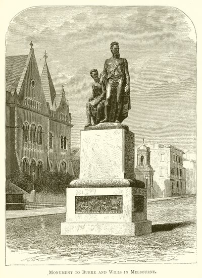 Monument til Burke og Wills i Melbourne af English School